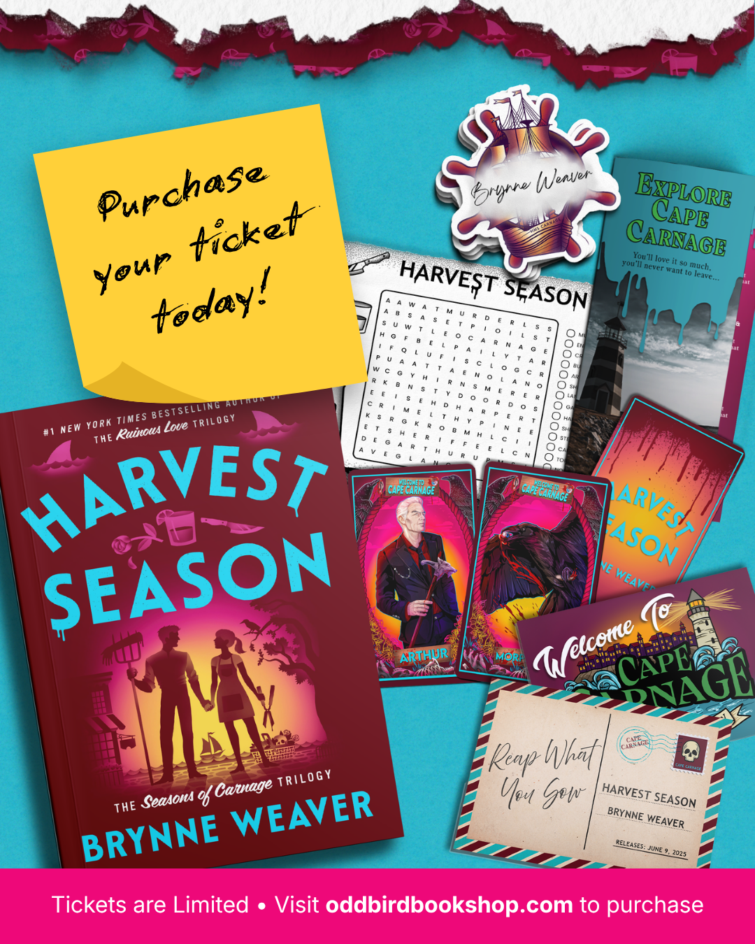 Harvest Season Book Release Party 🔪📚