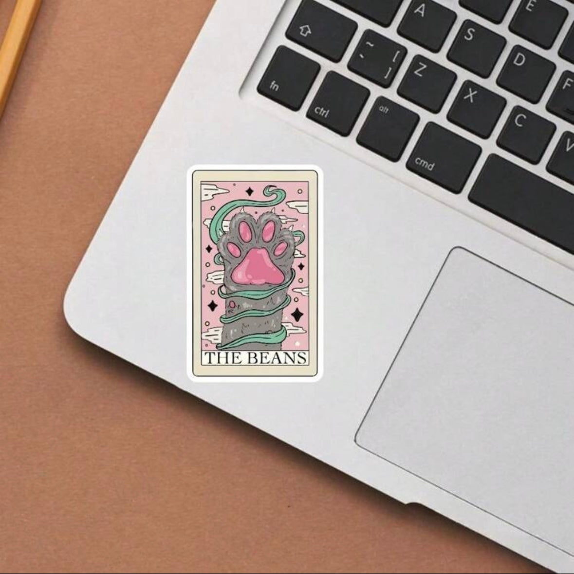 "The Beans" Tarot Card Sticker
