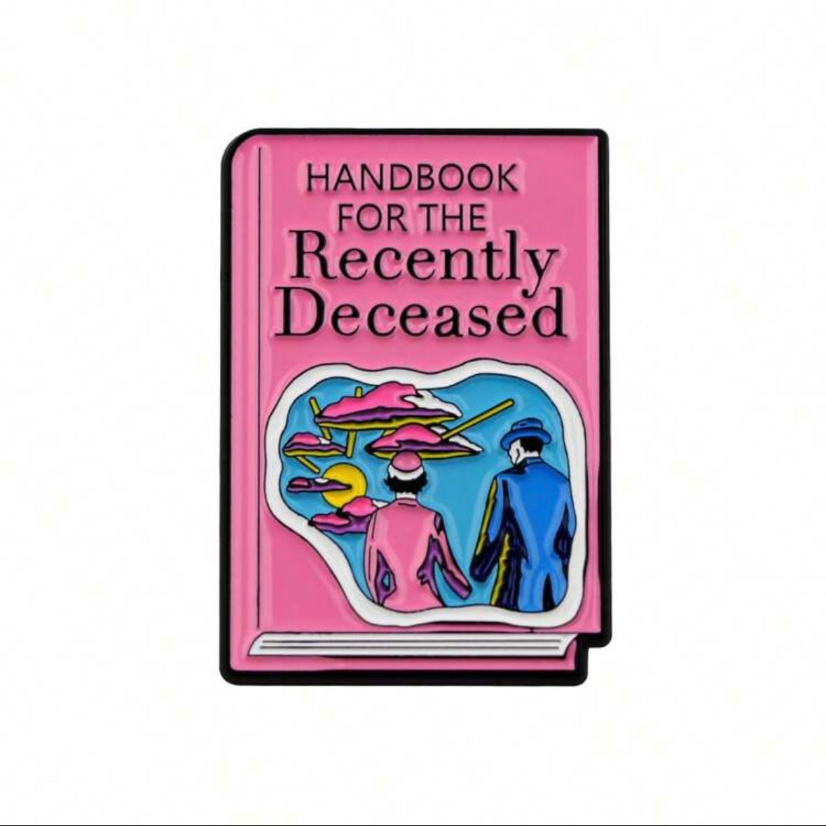 Handbook for the Recently Deceased Pin