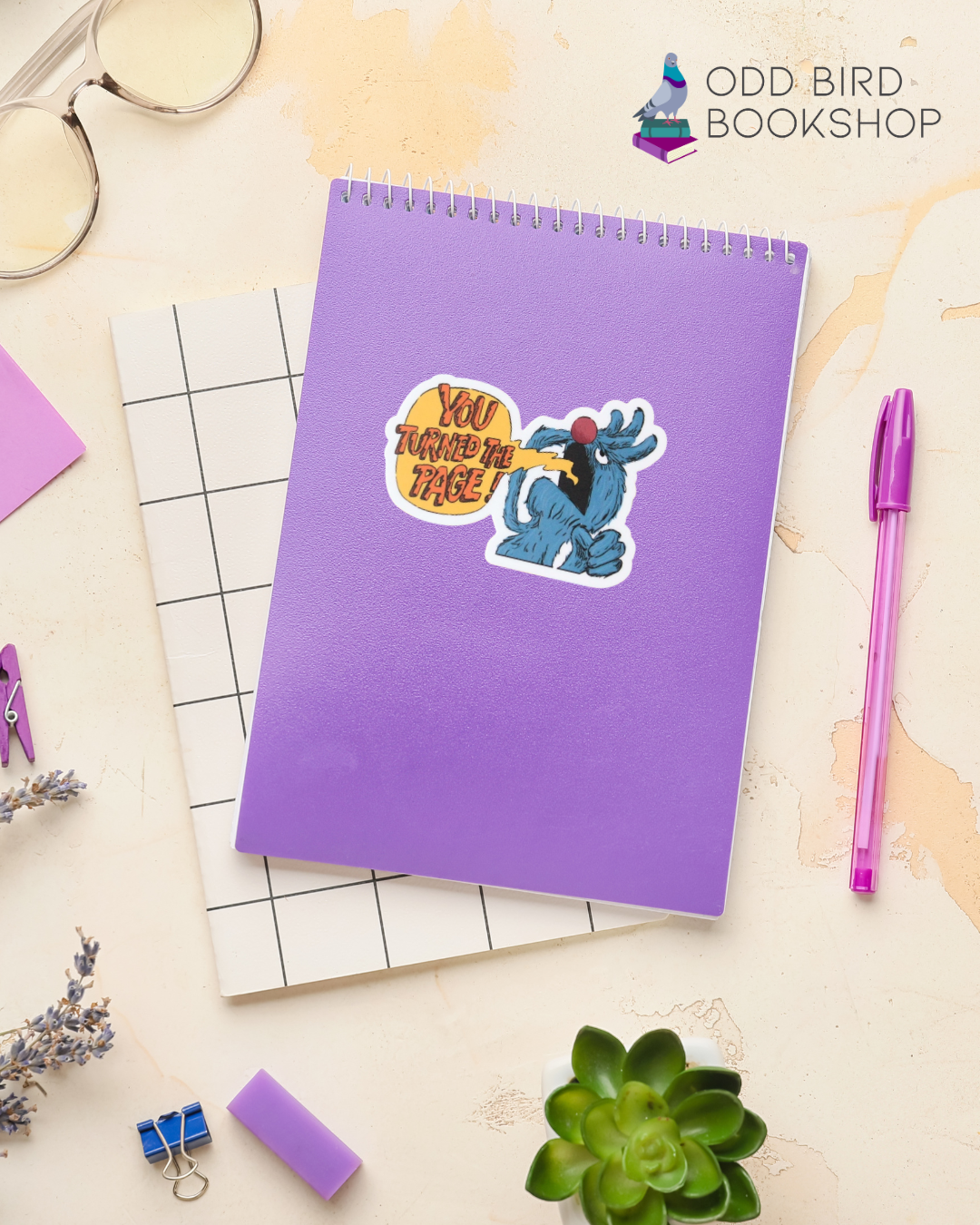 You Turned the Page! Sticker