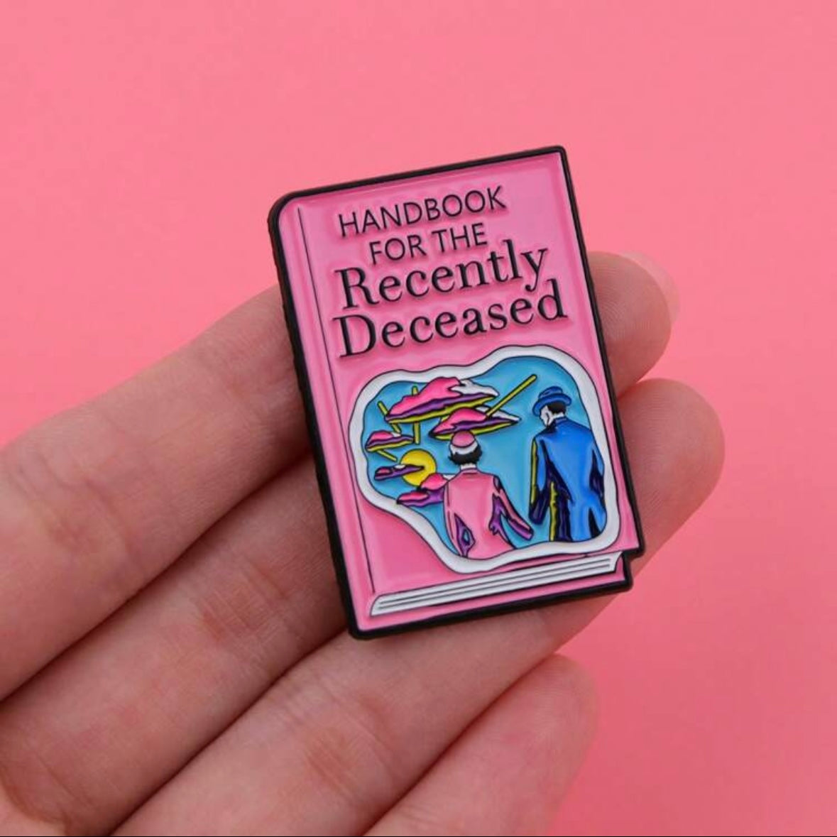 Handbook for the Recently Deceased Pin