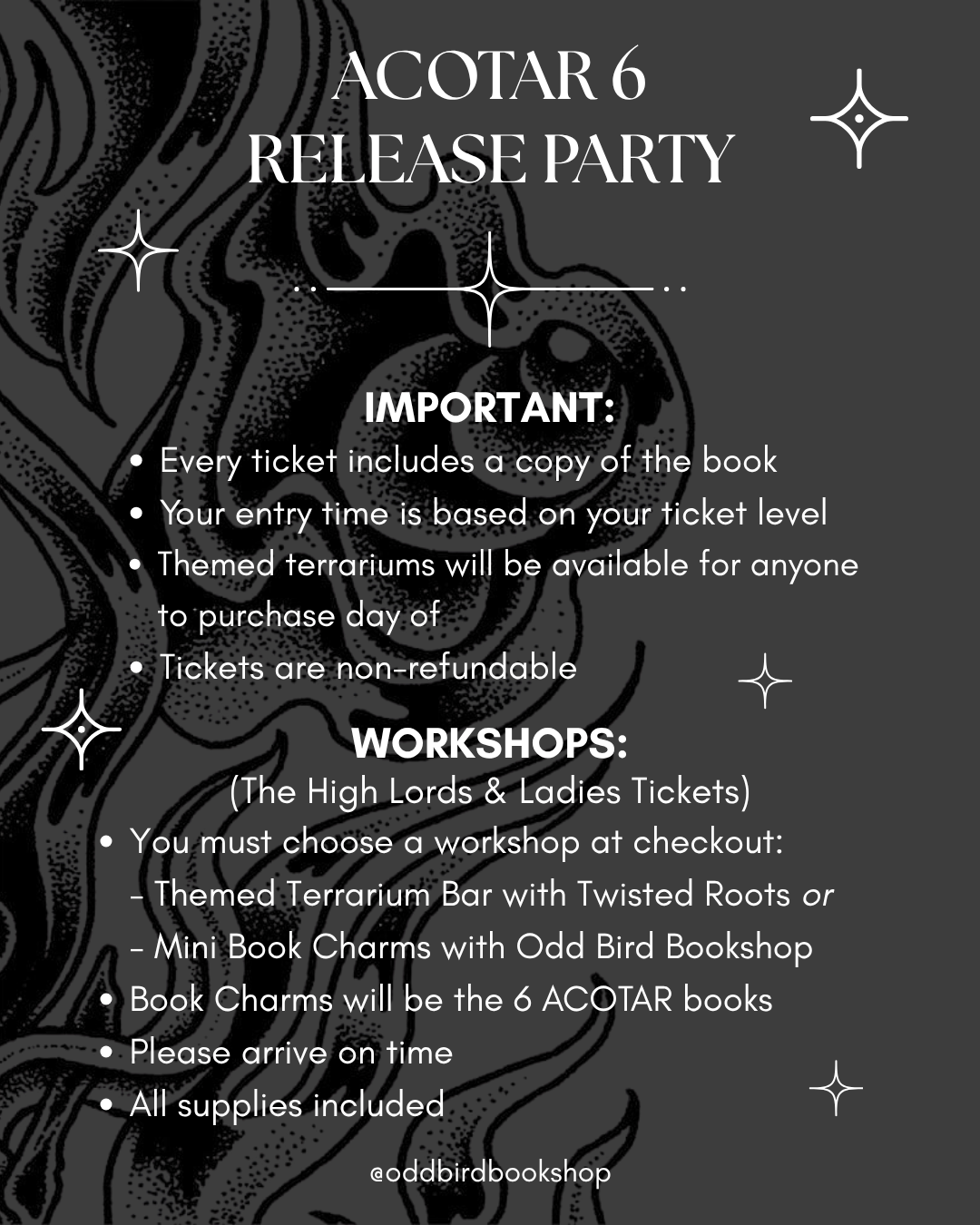 ACOTAR 6 Release Party: A Court of Splintered Harmony