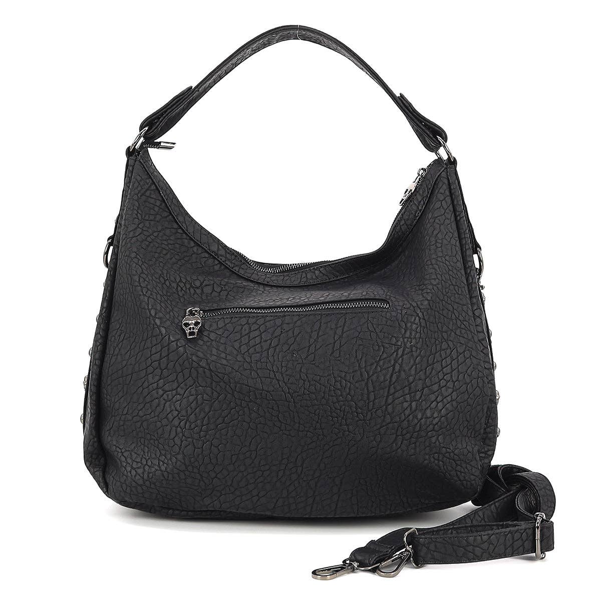 Metal Skull Hobo Bag