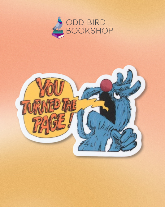 You Turned the Page! Sticker