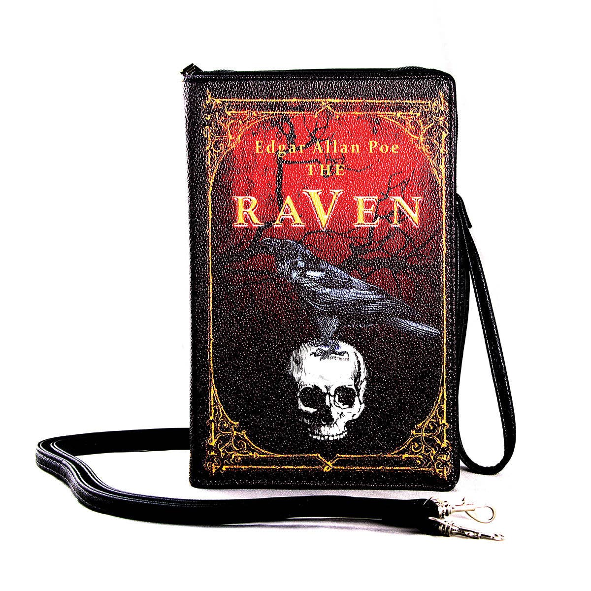 The Raven Vintage Book Clutch Bag in Vinyl