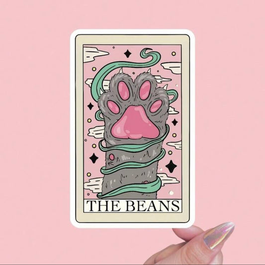 "The Beans" Tarot Card Sticker