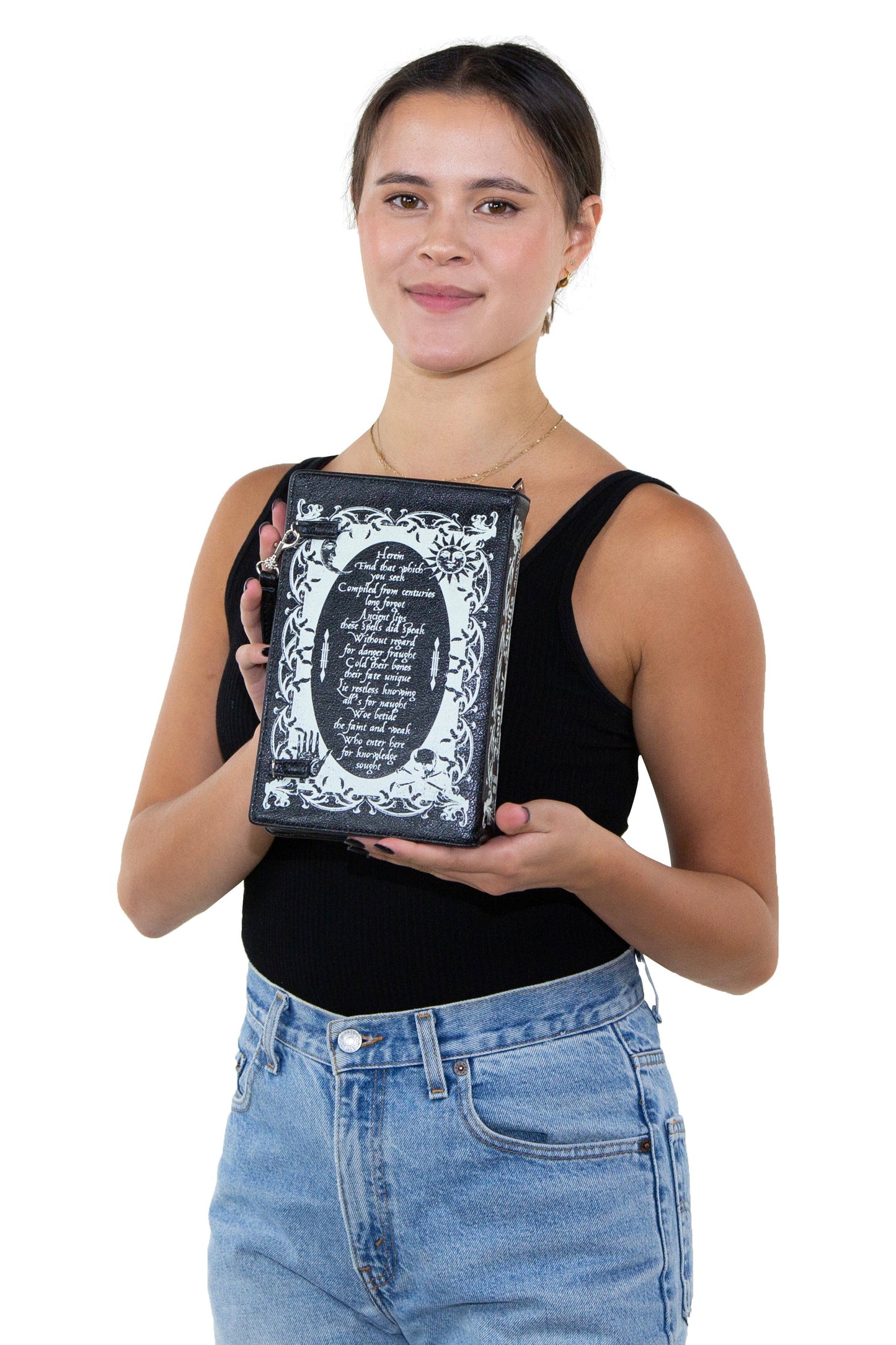 Glow in the Dark Book of Spells Crossbody Bag