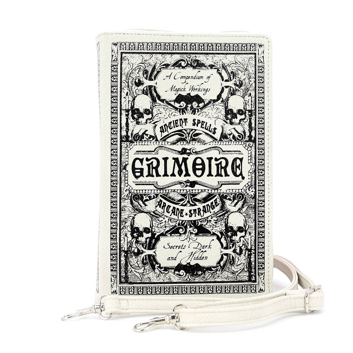 Grimoire Book Clutch Bag