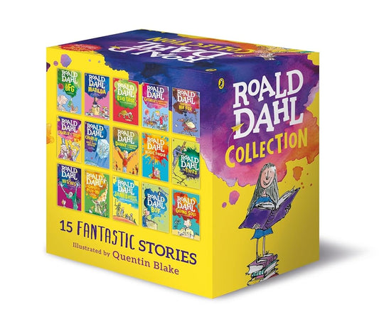 Roald Dahl Collection 15 Fantastic Stories Box Set Including Boy, The BFG, Matilda and Charlie and the Chocolate Factory cover image