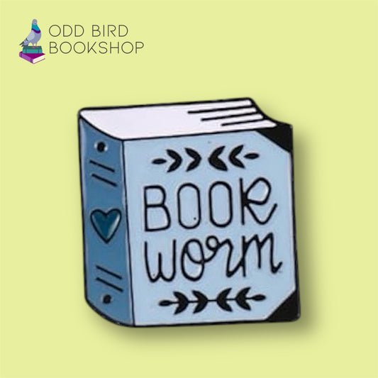 Book Worm Pin