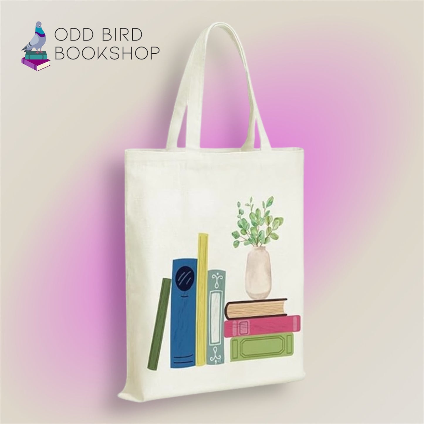 Bookish Canvas Tote