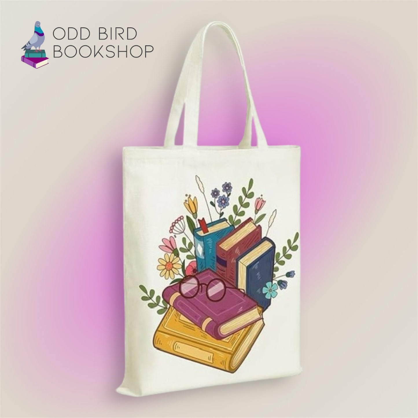 Bookish Canvas Tote