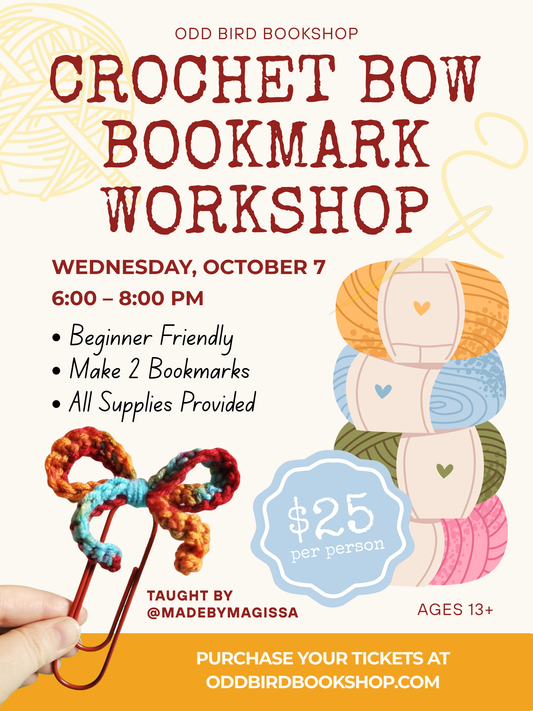 🎀 Crochet Bow Bookmark Workshop