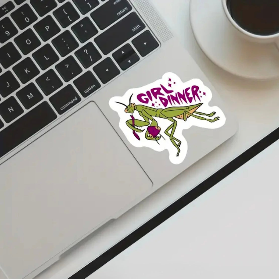 Girl Dinner Sticker