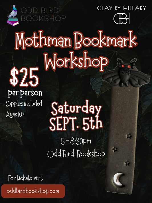 Mothman Bookmark Workshop 9/5