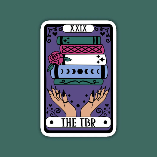 TBR Alternative Tarot Reader Book Sticker