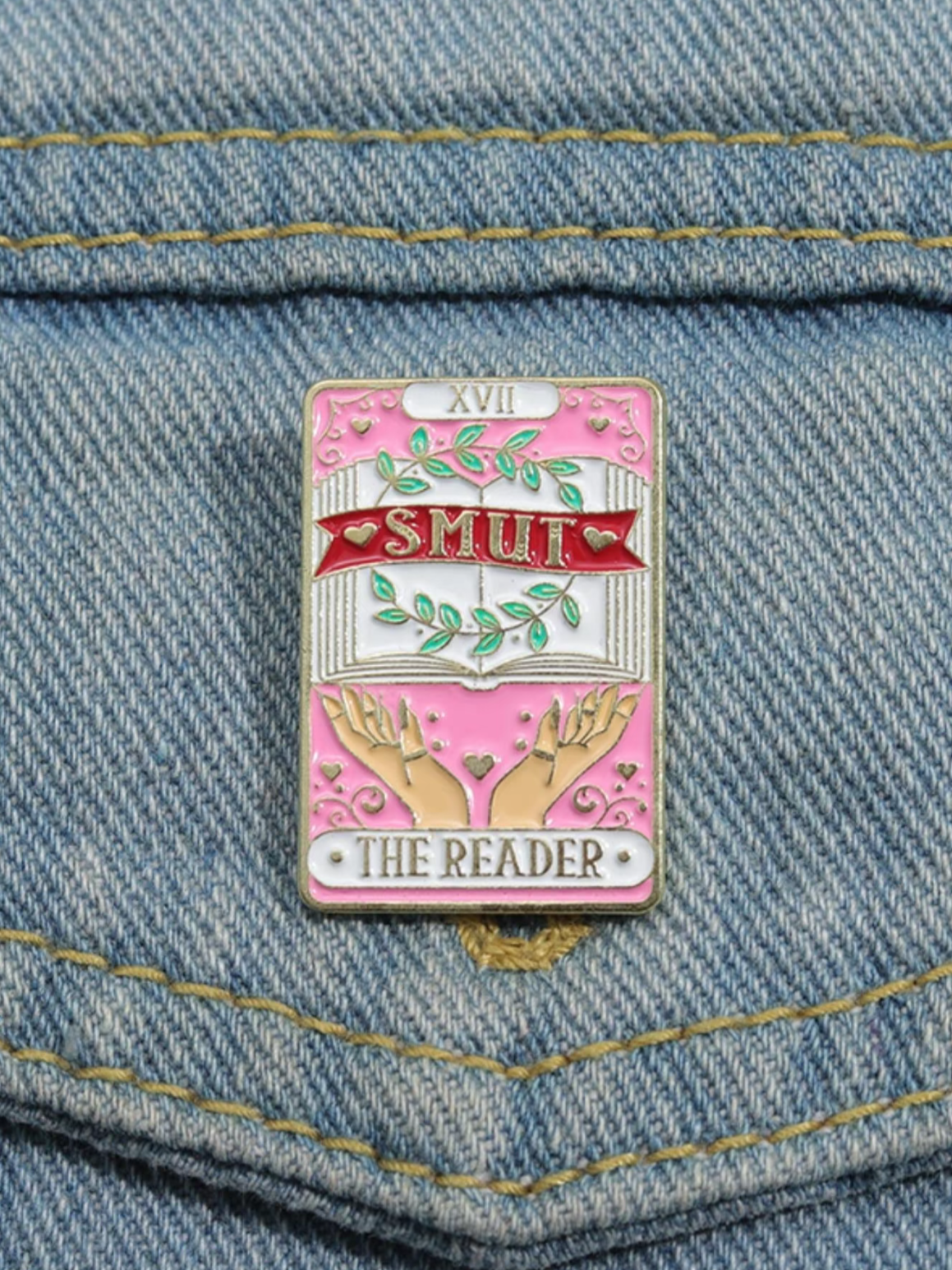 Smut - The Reader Enamel Pin