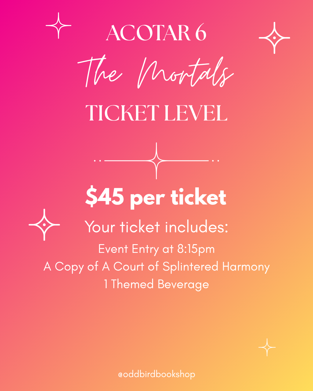 ACOTAR 6 Release Party: A Court of Splintered Harmony
