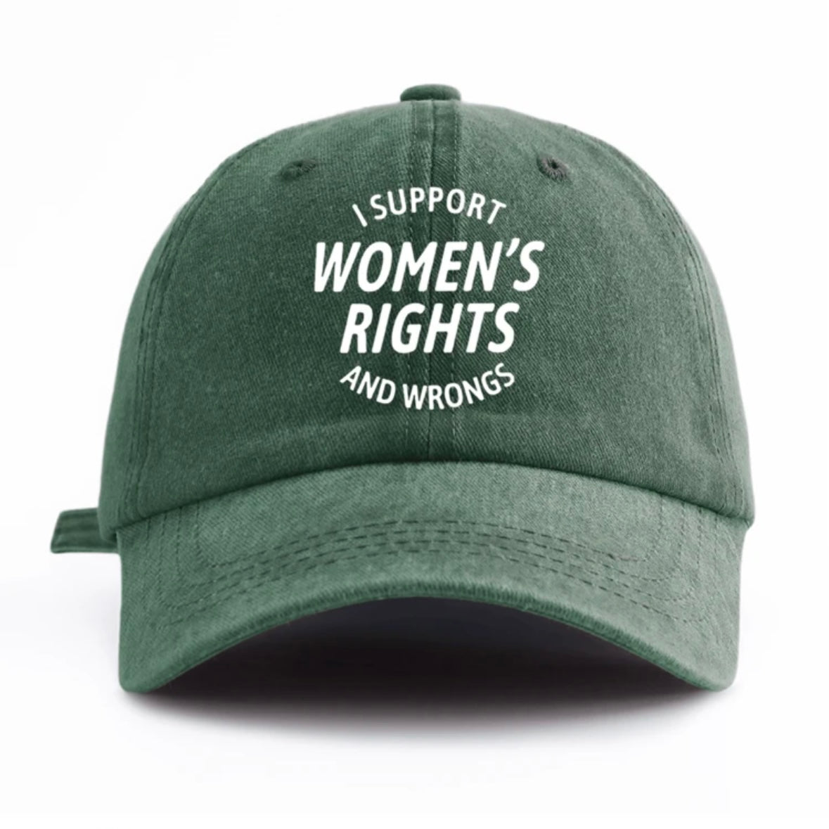 I Support Women's Rights and Wrongs Baseball Cap