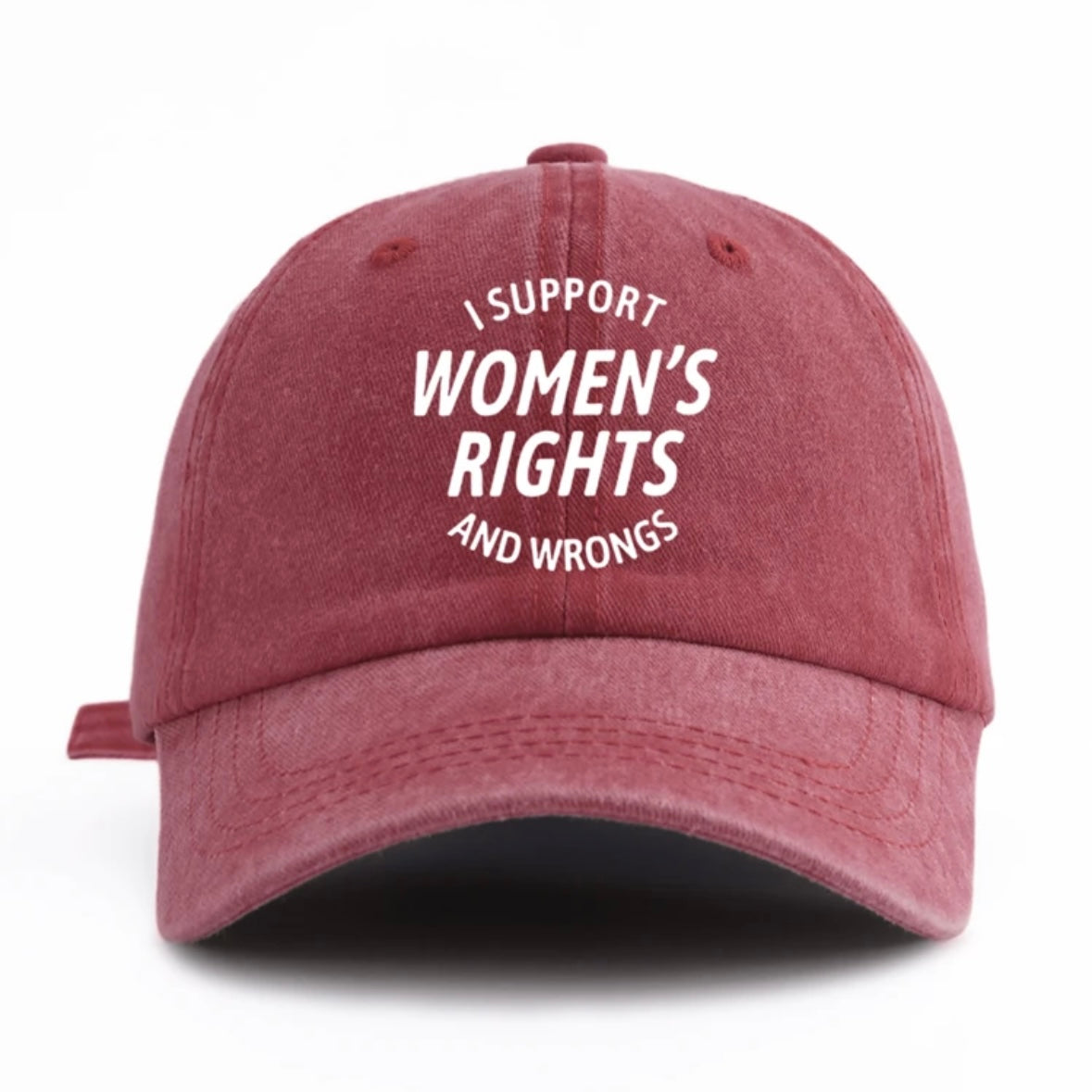 I Support Women's Rights and Wrongs Baseball Cap