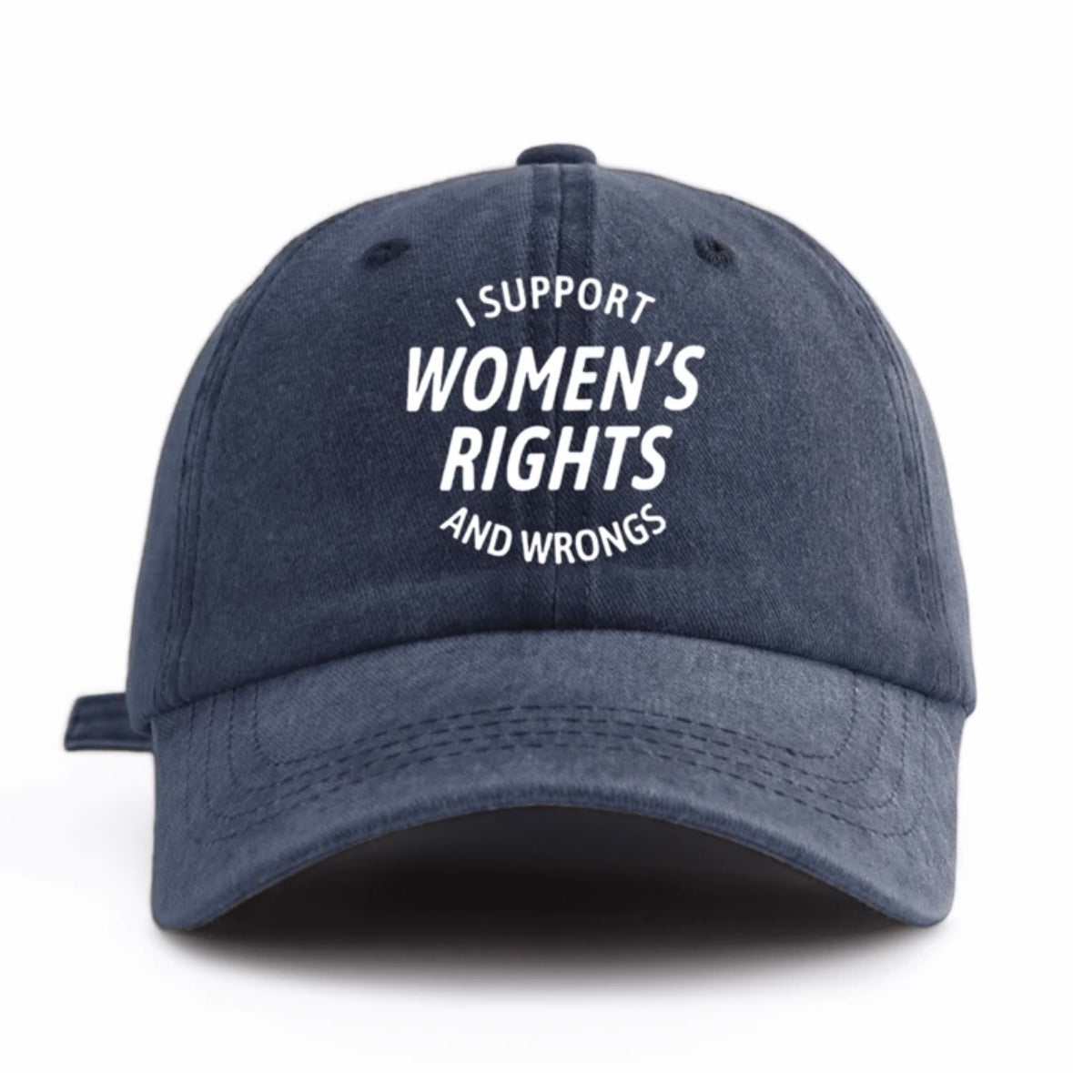 I Support Women's Rights and Wrongs Baseball Cap