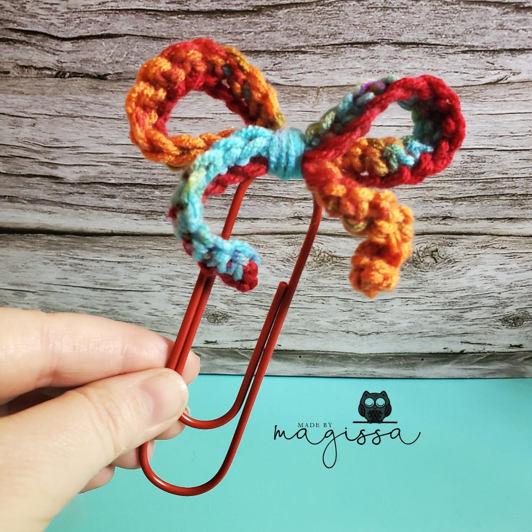 🎀 Crochet Bow Bookmark Workshop