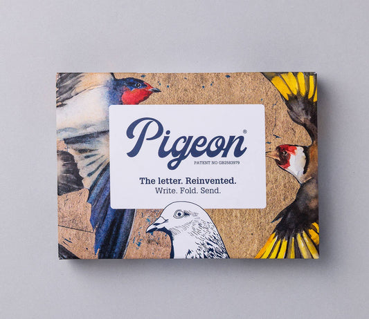 Golden Flight Pigeon, Folding Letter Set – Pack of 6 Letters